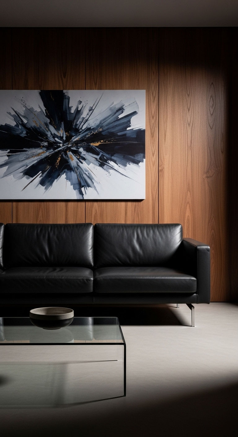 11. Black & Walnut Elegance