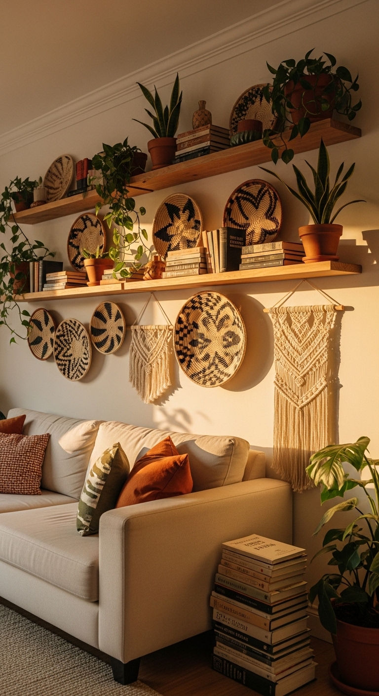 15. Boho Layered Ledges
