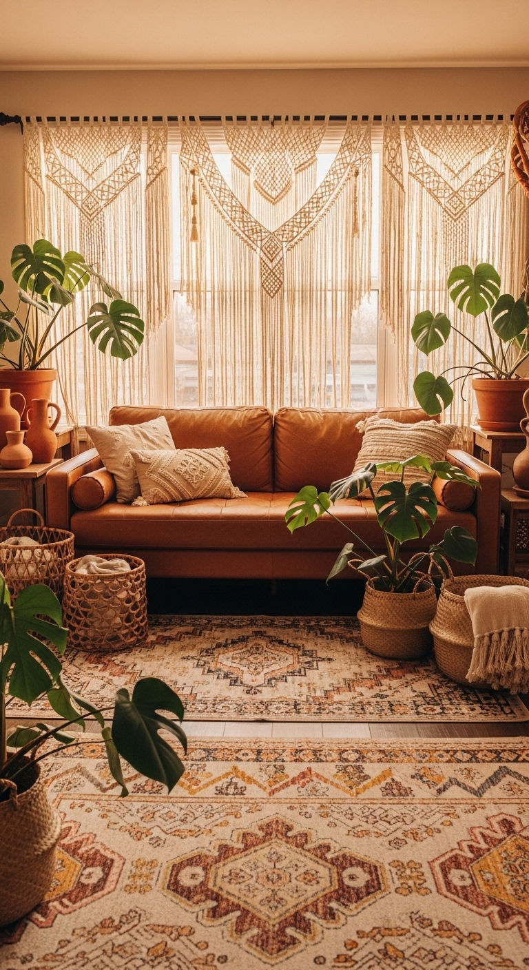 4. Boho Sun-Kissed Haven