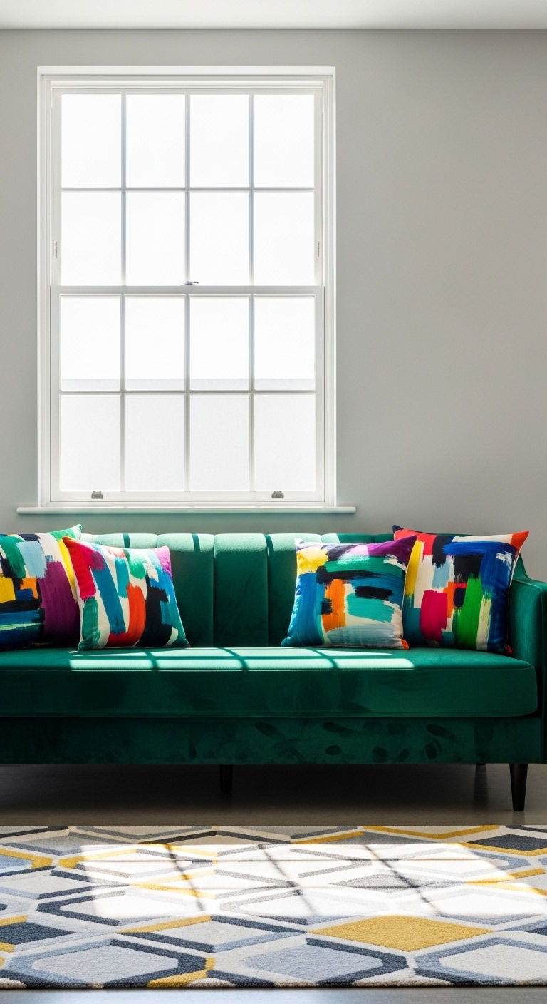 8. Bold Color Pop Statement