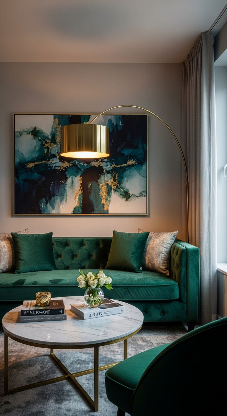 3. Bold Sofa, Small Space