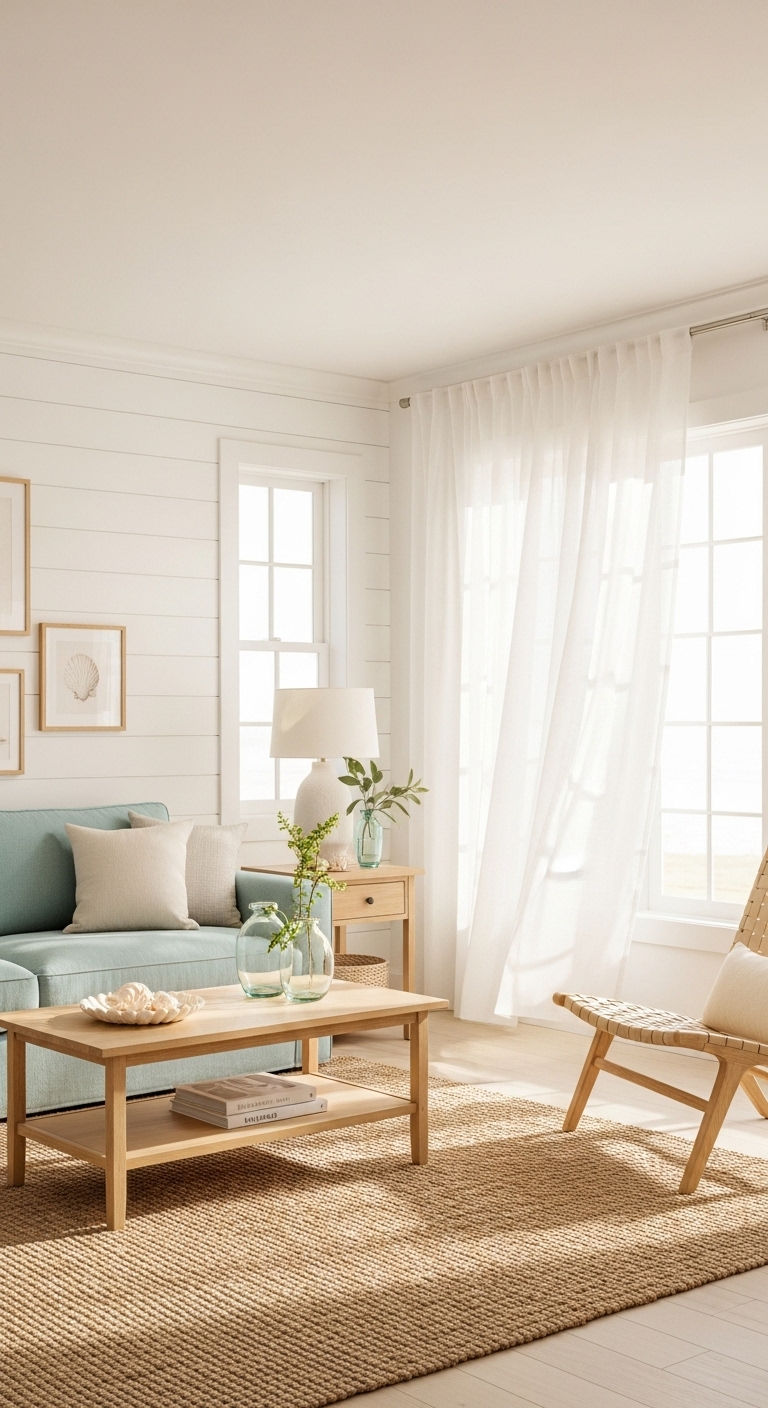 1. Coastal Breeze Minimalism