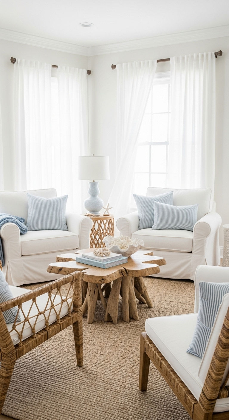 14. Coastal Casual Chair Arrangement