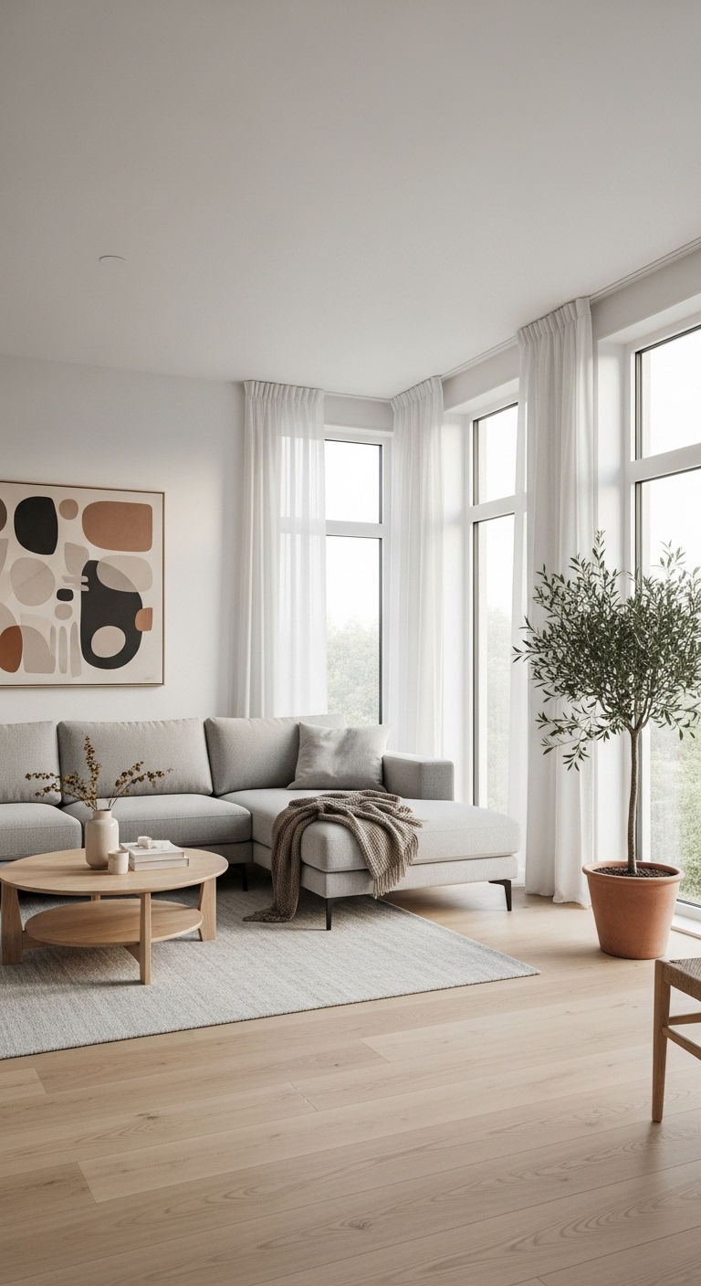 12 Angled Sofa Living Room Ideas That Add a Unique Design Twist 2 1. Corner Chic Statement
