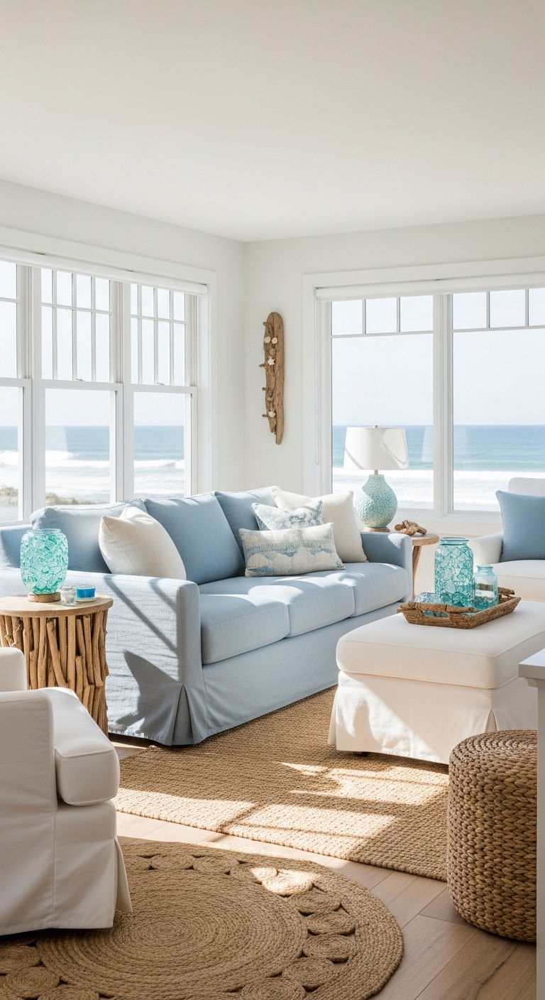 15 Sofa and Ottoman Living Room Ideas for Cozy, Versatile Seating 9 8. Cozy Corner Sectional Setup