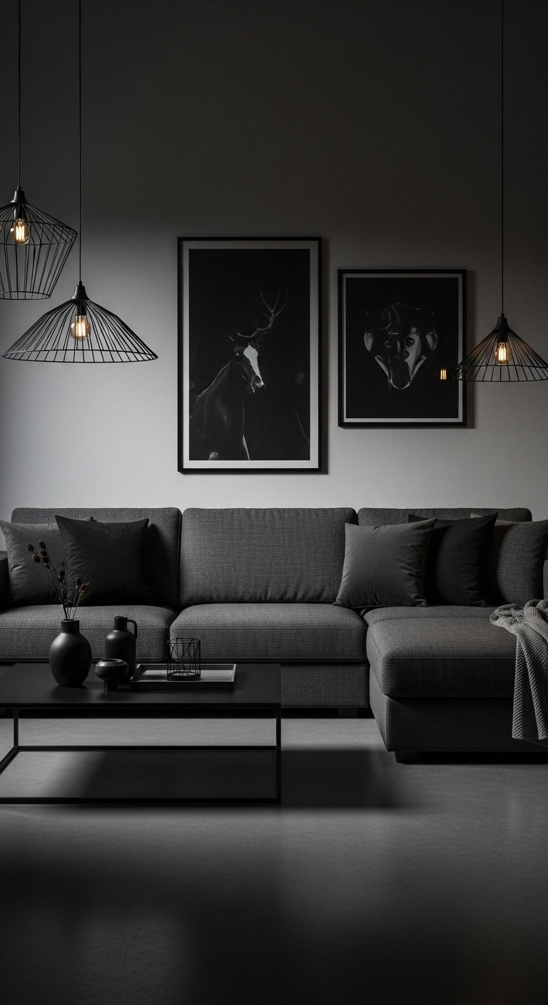 3. Cozy Modern with Wooden Accents