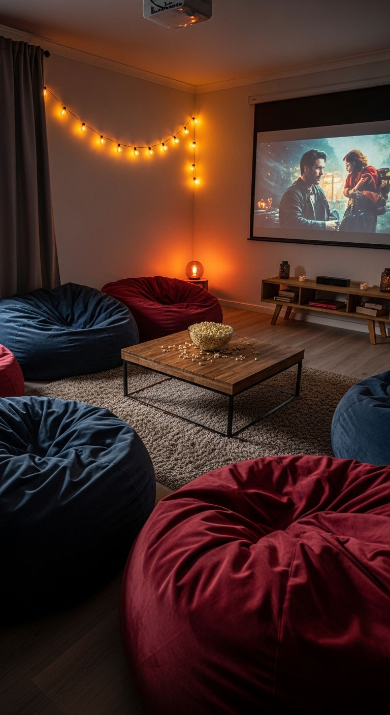 6. Cozy Movie Night Den