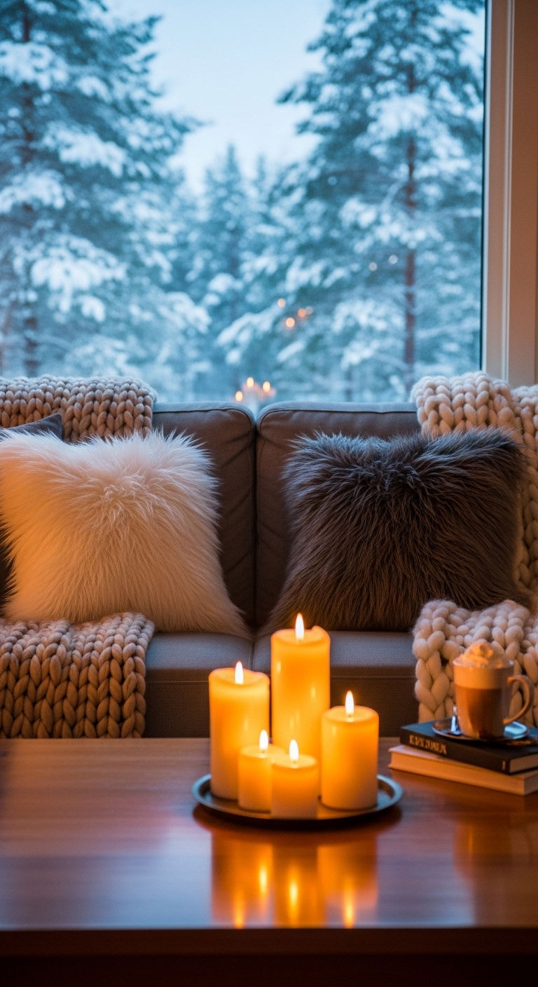 12. Cozy Winter Living Room