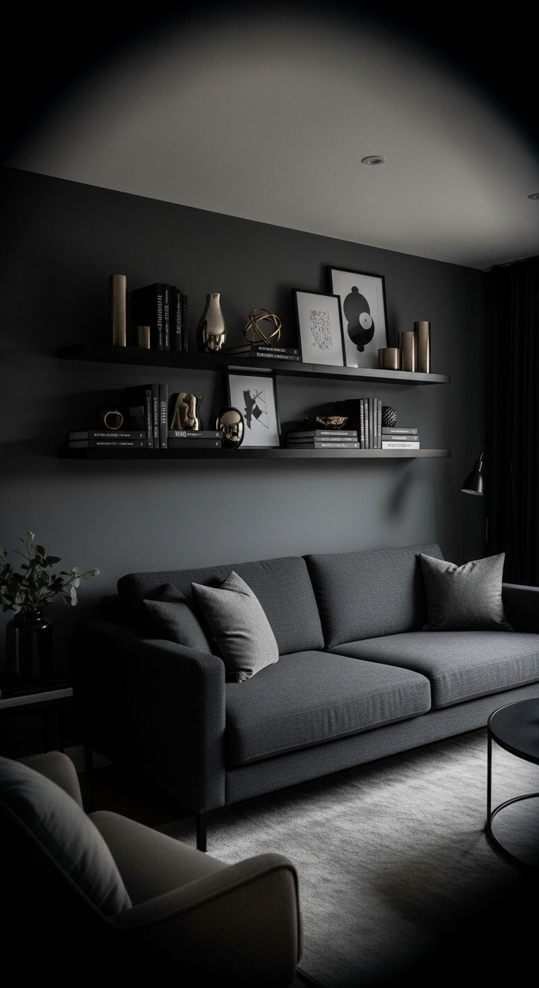 7. Dark and Dramatic Display