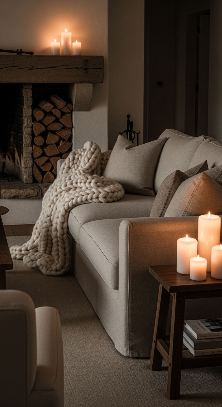 15 Rustic and Natural Sofa Living Room Ideas Full of Earthy Warmth 5 4. Desert Earth Retreat