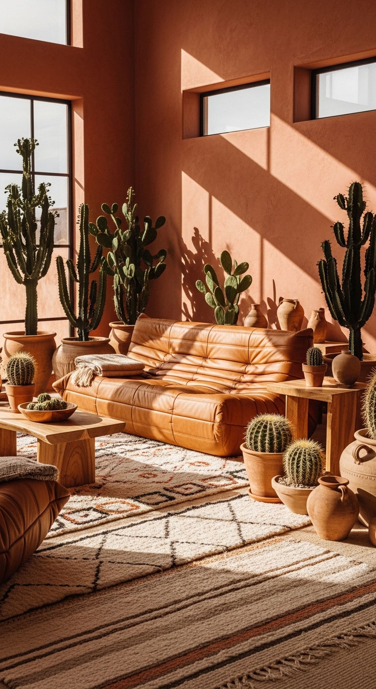 26 Luxury Sectional Sofa Ideas That Instantly Elevate Your Space 3 22. Desert Modern Escape