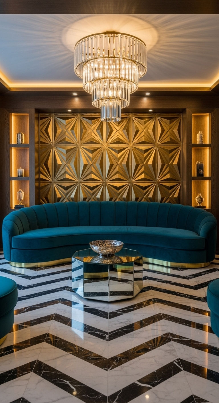 9. Glam Art Deco Revival