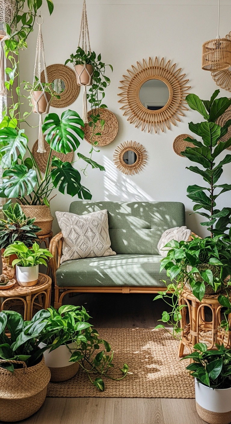 13 Loveseat Sofa Ideas for Small Living Rooms and Tight Spaces 12 11. Green Oasis Escape