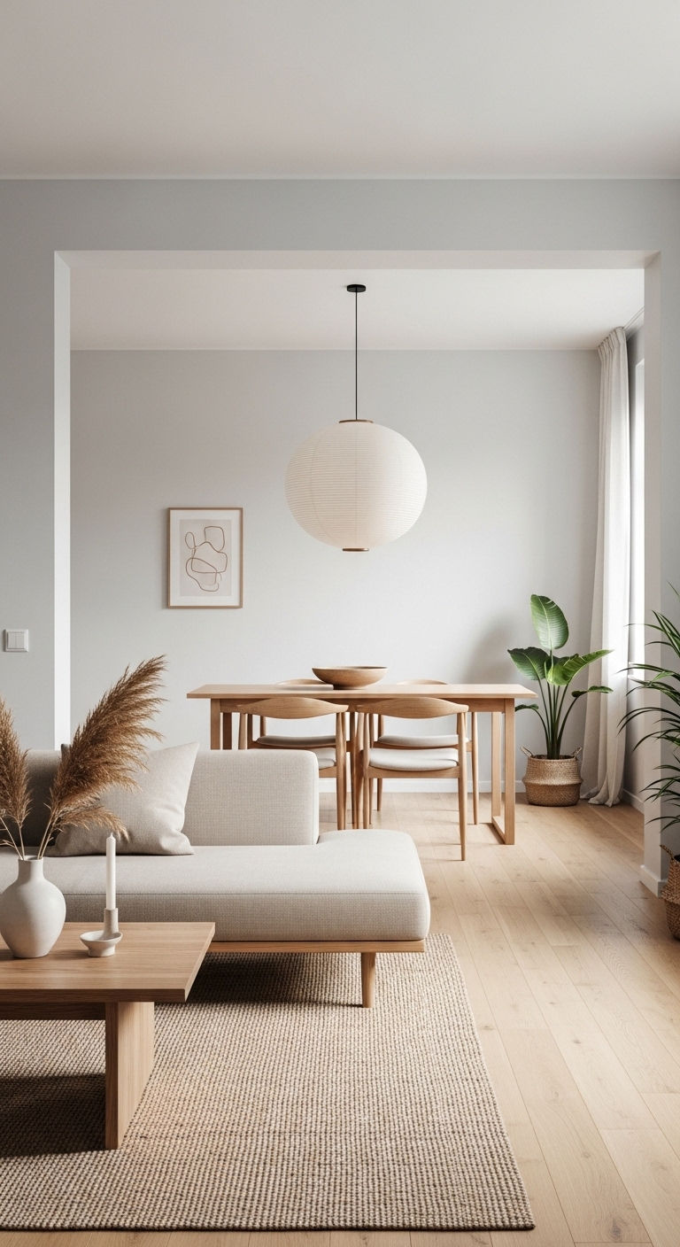 12 Dining Table Behind the Sofa Living Room Ideas for Open Floor Plans 7 6. Industrial Urban Edge