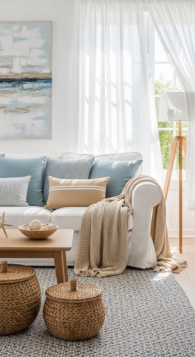 13. Light & Airy Coastal Feel