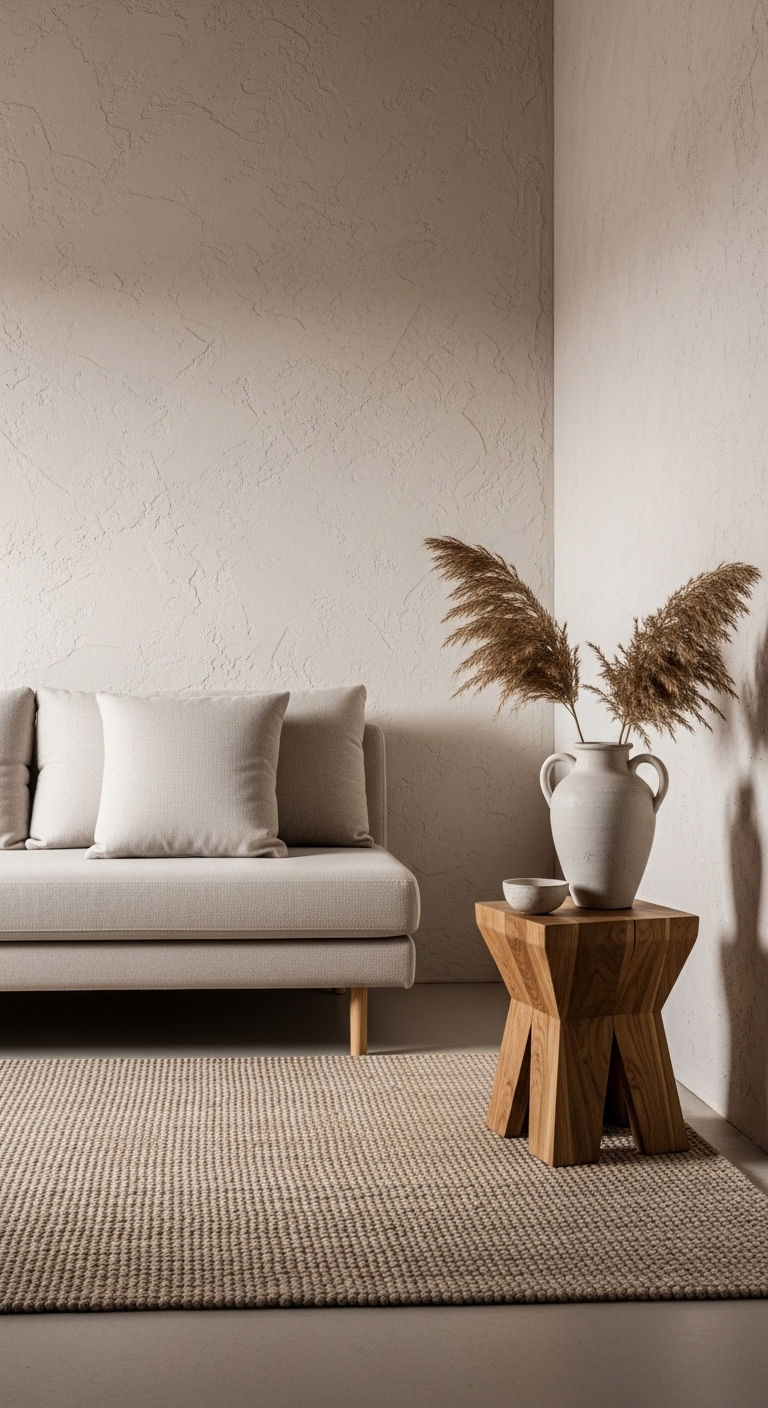 3. Minimalist Japandi Corner Retreat