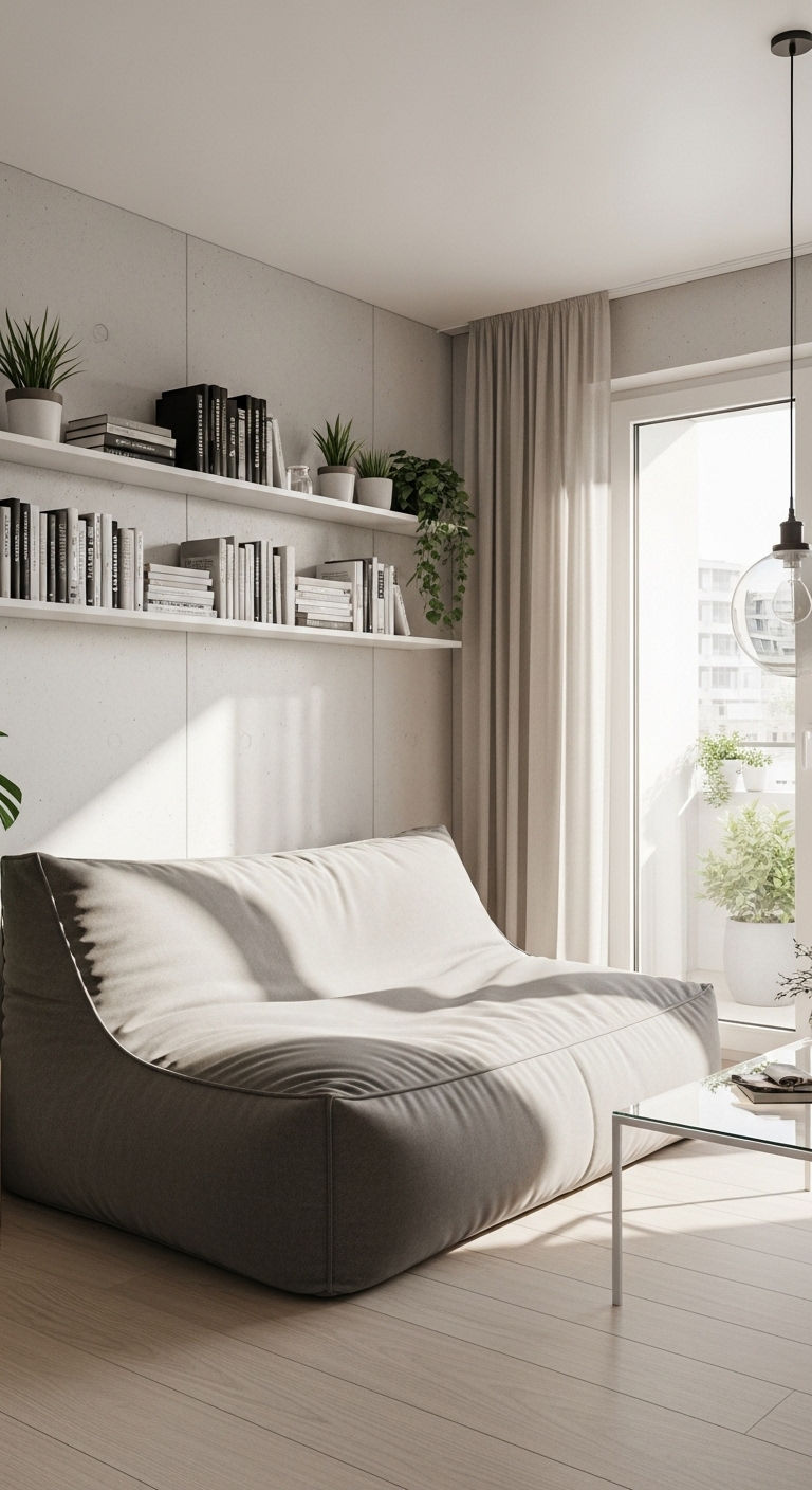 8. Minimalist Urban Studio Setup