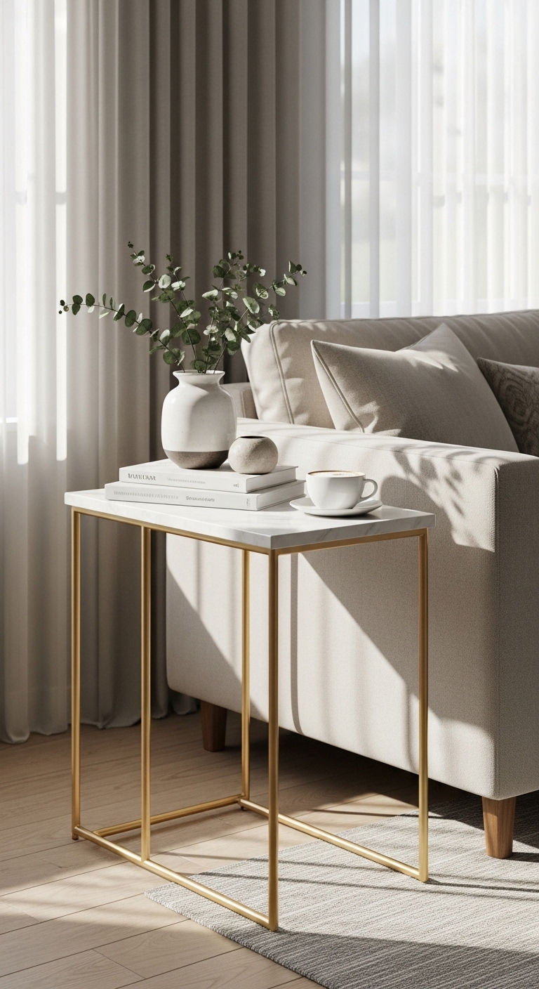 1. Modern Marble Minimalism
