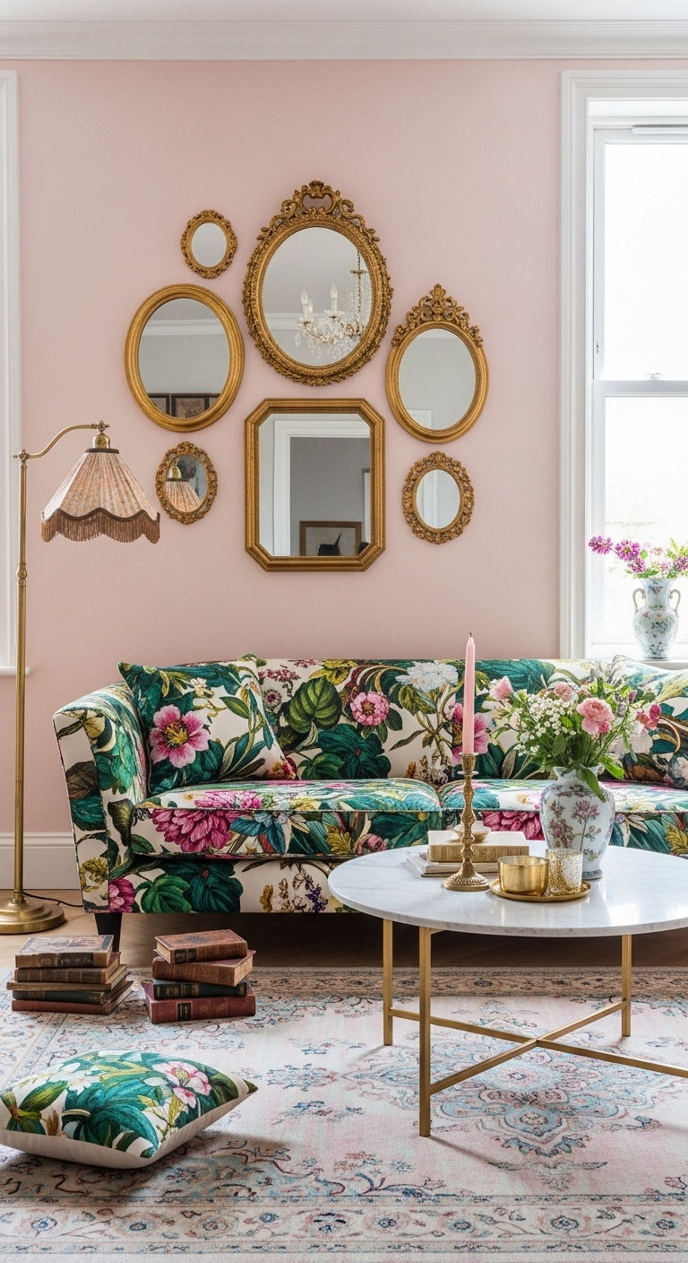 12 Funky Sofa Living Room Ideas for a Bold, Personality-Packed Interior 6 5. Neon Night Vibes