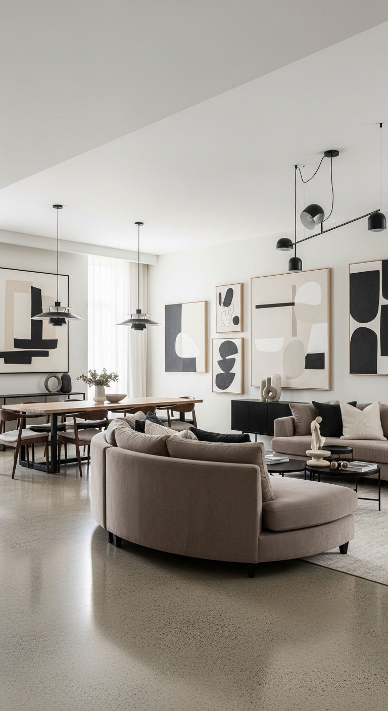 6. Open-Concept Divider Design
