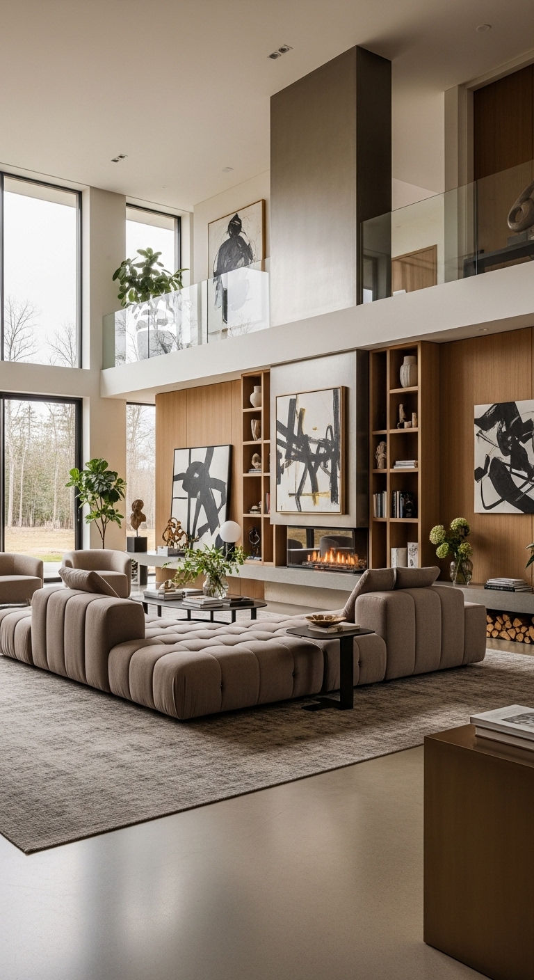 10. Open-Plan Luxury Lounge