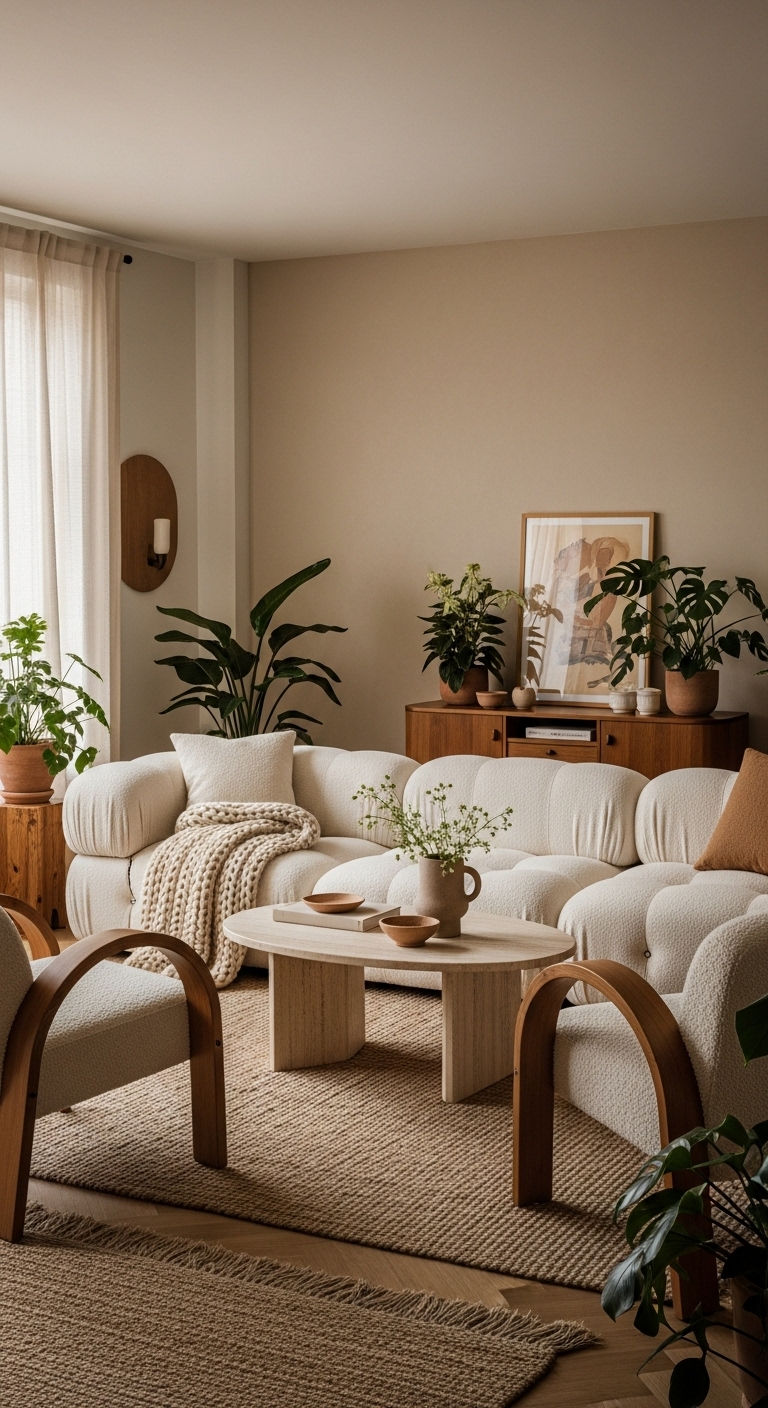 10. Organic Modern with Soft Curves