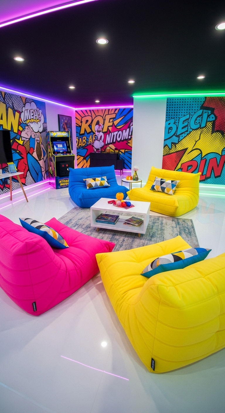 4. Playful Pop Art Paradise