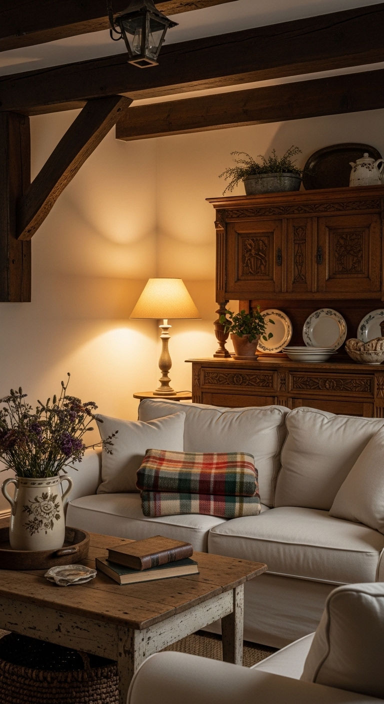 15 Rustic and Natural Sofa Living Room Ideas Full of Earthy Warmth 9 10. Rustic Boho Blend