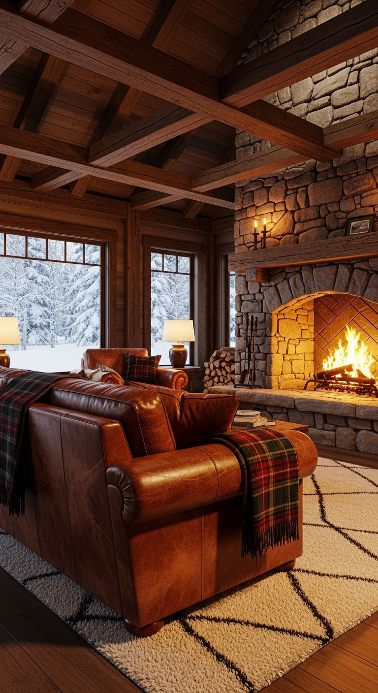 12 Copper Sofa Living Room Ideas for a Warm, Metallic Color Pop 8 10. Rustic Copper Cabin Chic
