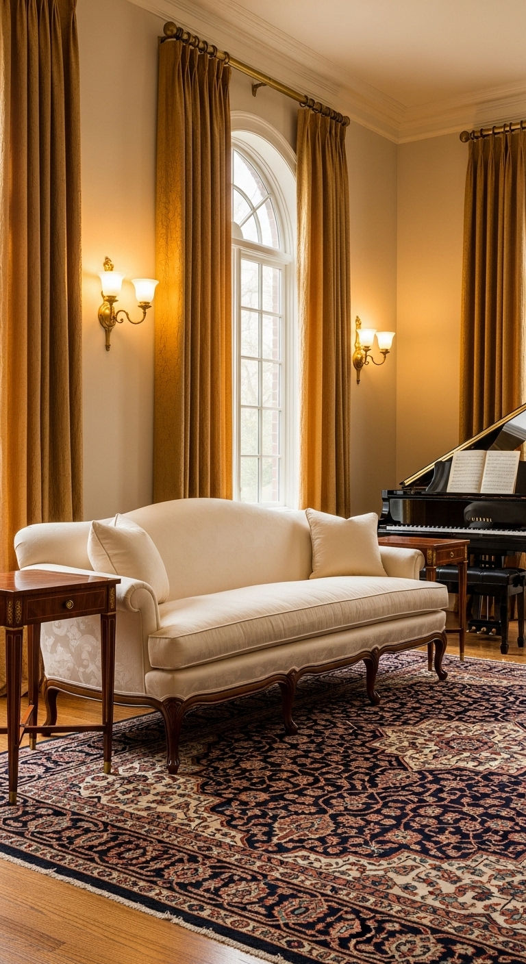 14 Classic Sofa Living Room Ideas That Stand the Test of Time 9 12. Rustic Traditional Blend