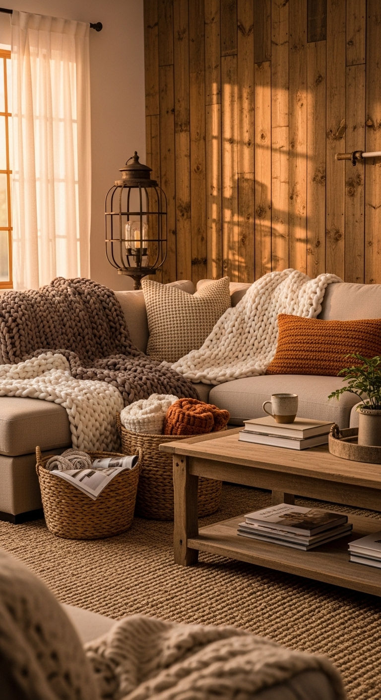 6. Rustic Wood Plank Warmth