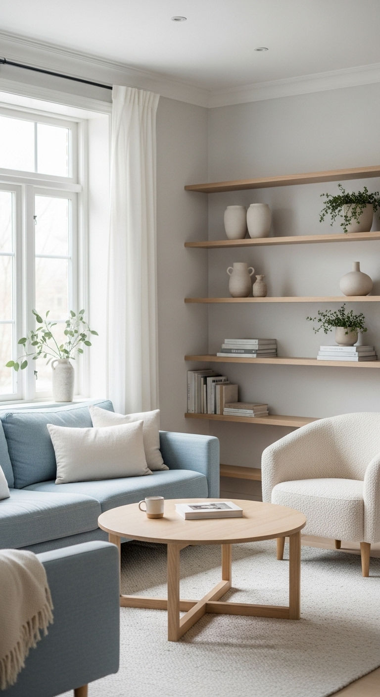 6. Scandinavian Soft Blue