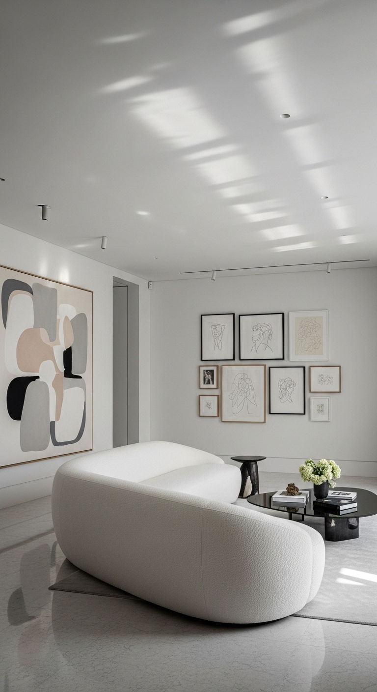 10. Sculptural Modern Statement