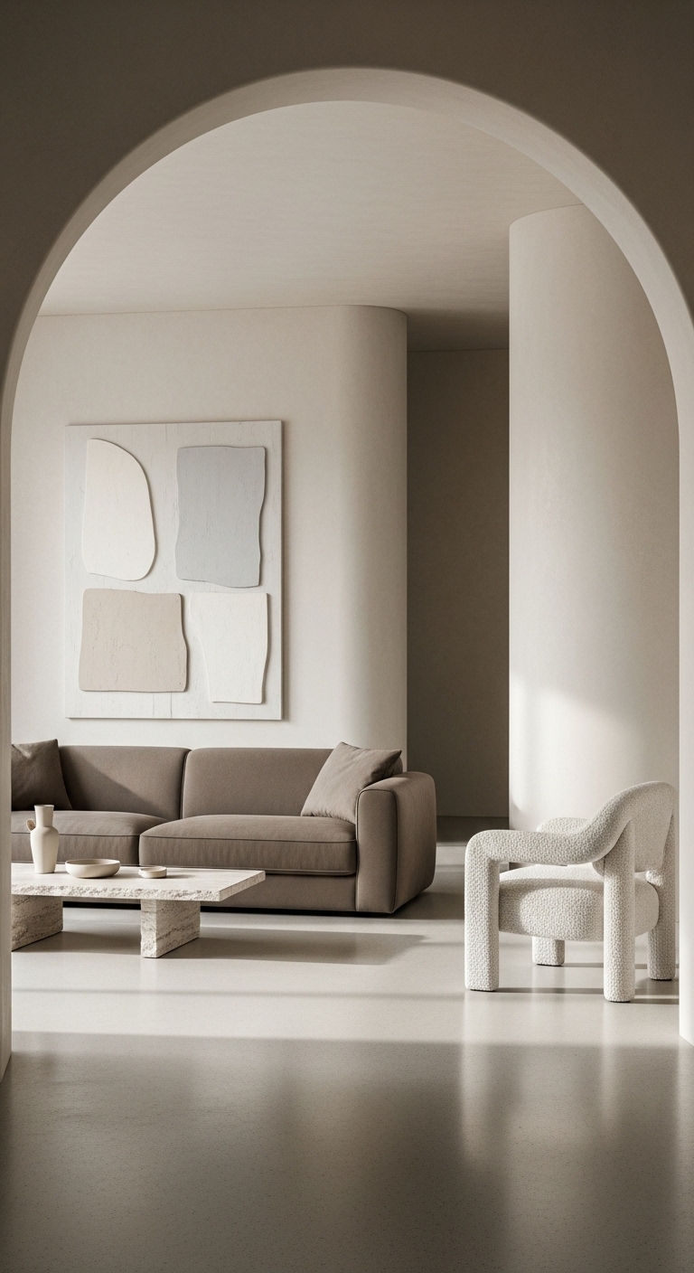 5. Sculptural Neutral Haven