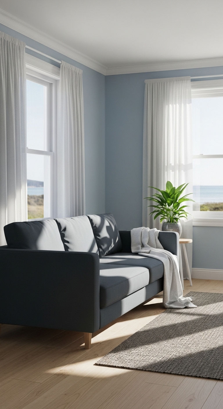 16. Slate & Soft Blue Serenity