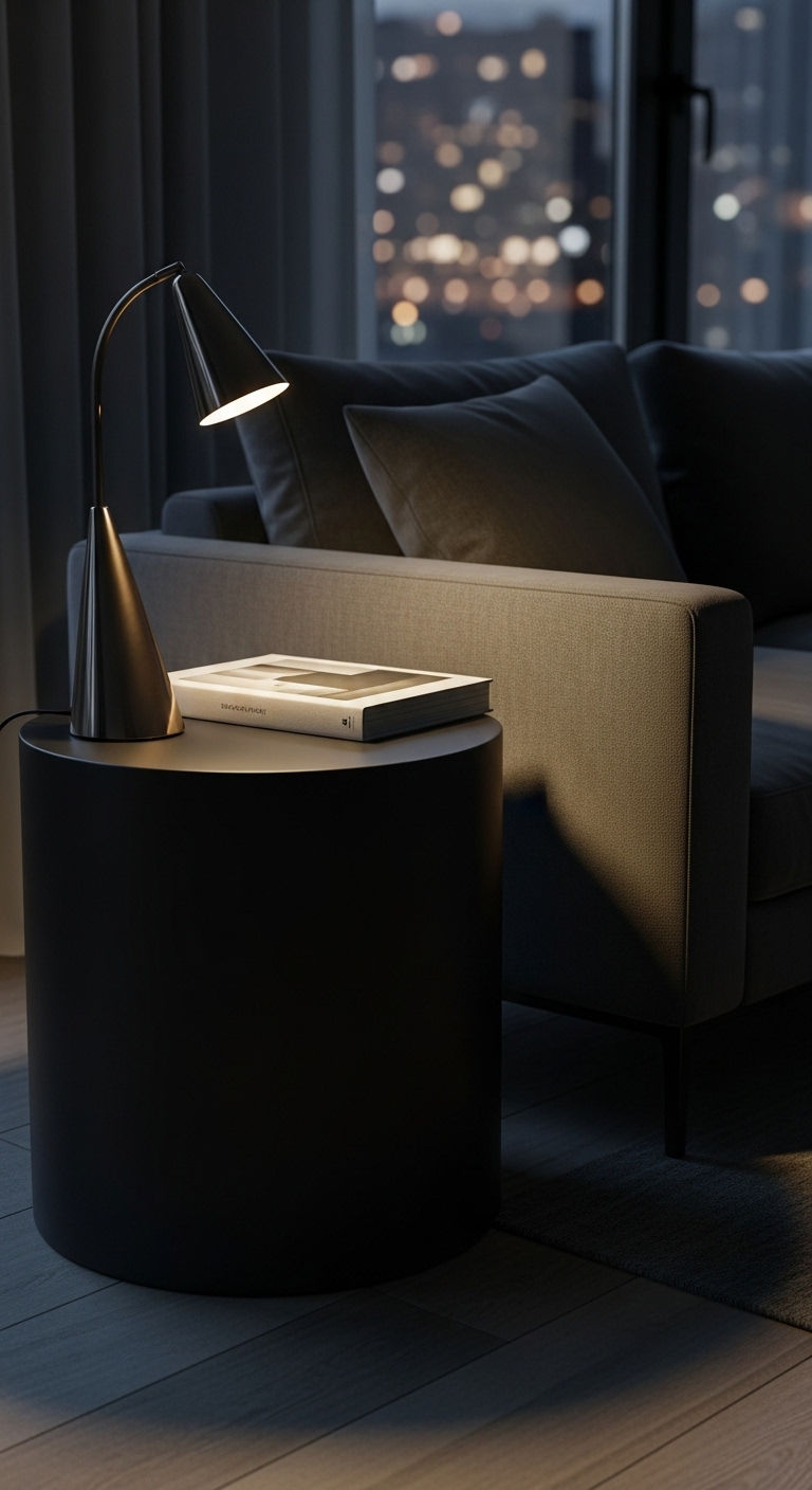 3. Sleek Black Statement