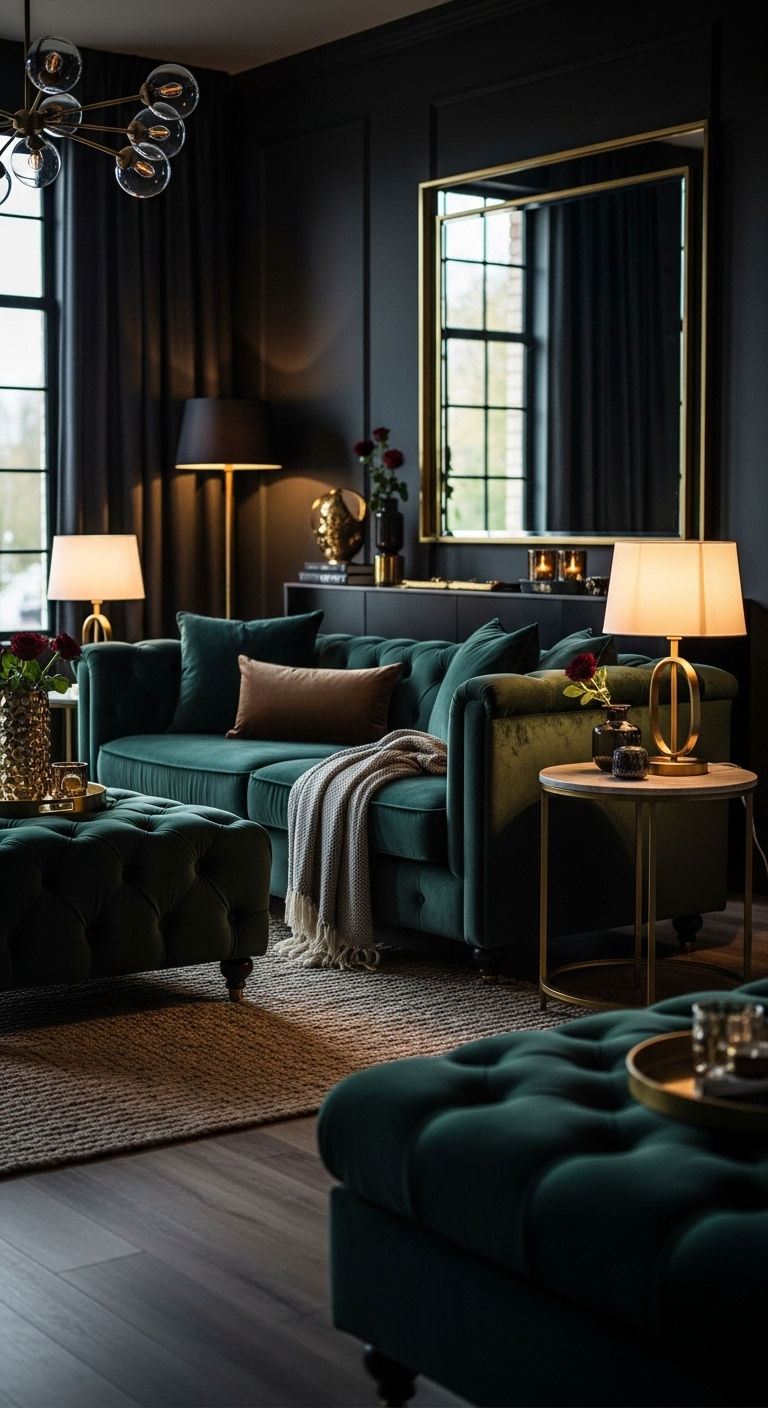 15 Sofa and Ottoman Living Room Ideas for Cozy, Versatile Seating 3 2. Small Space, Big Comfort