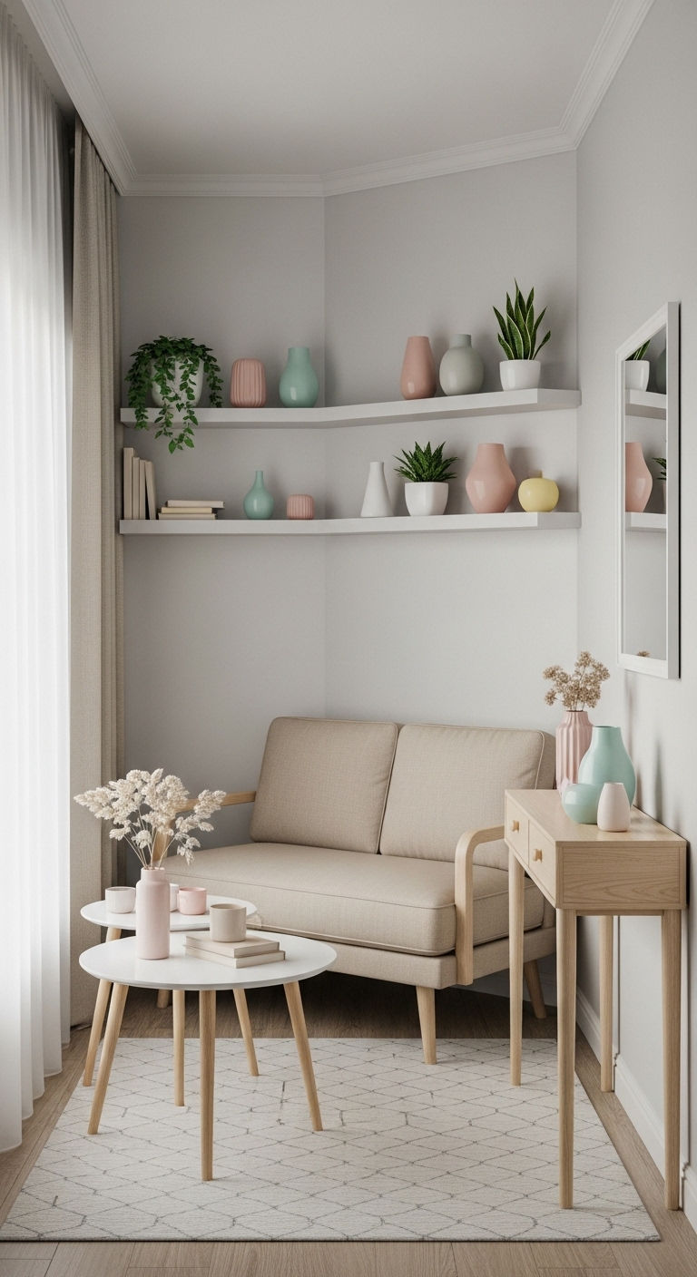 12 Angled Sofa Living Room Ideas That Add a Unique Design Twist 5 4. Small Space Smart Angle