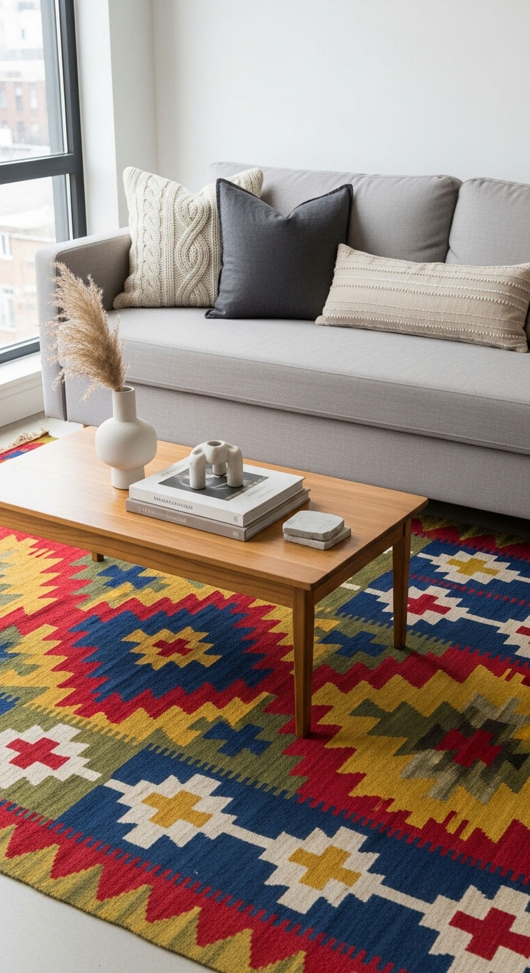11. Statement Rug Transformation
