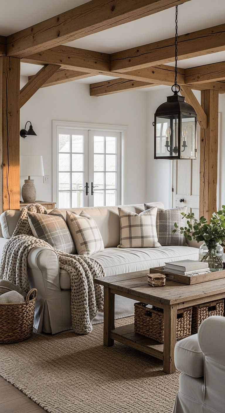 8. Stone Sofa with Gallery Wall Charm