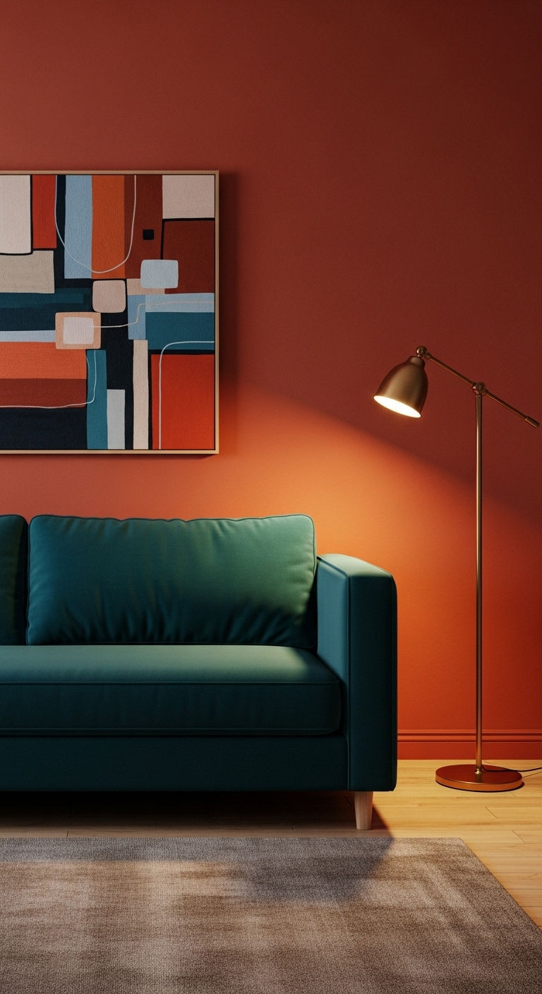 9. Teal & Terracotta Twist
