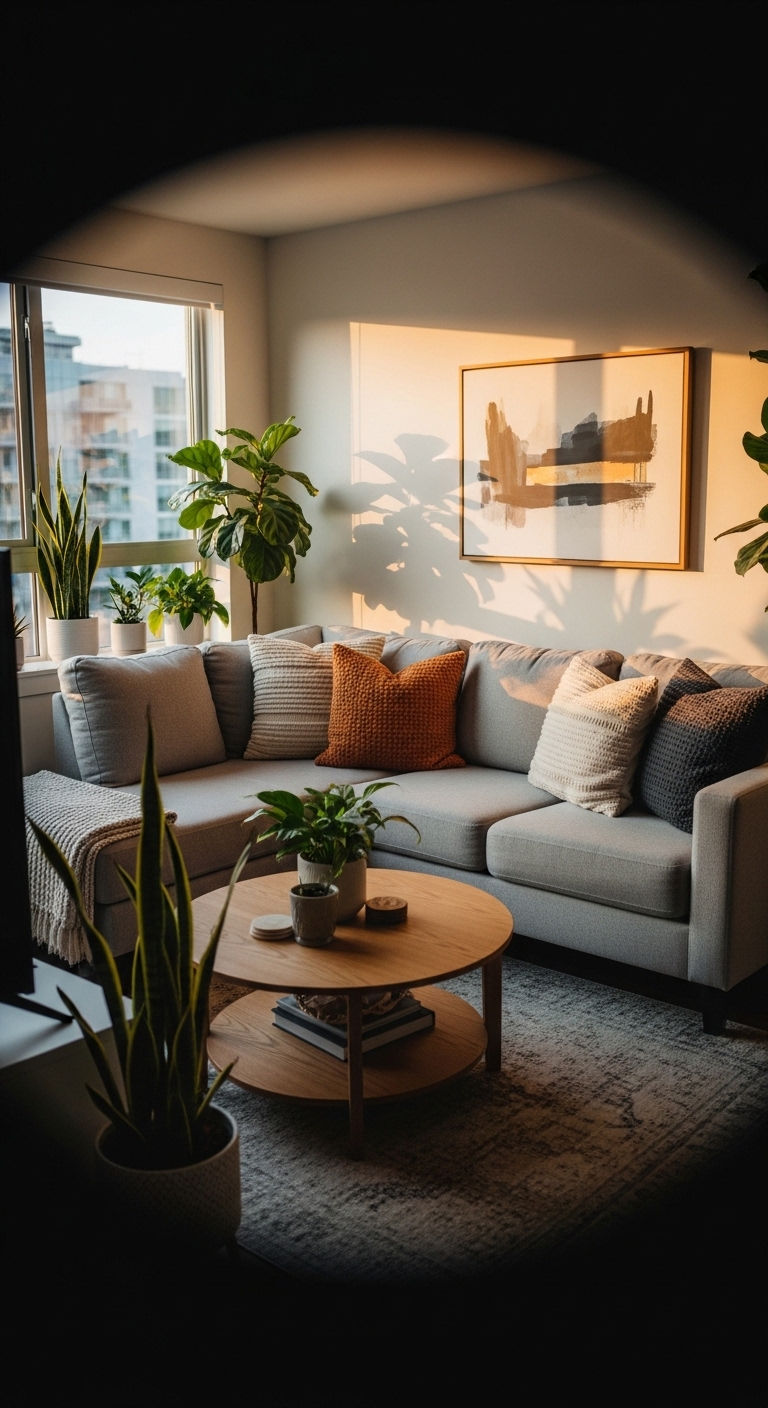 2. The Chic L-Shaped Corner