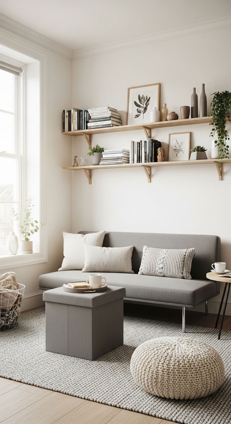 15 Sofa and Ottoman Living Room Ideas for Cozy, Versatile Seating 2 1. The Ultimate Lounge Duo