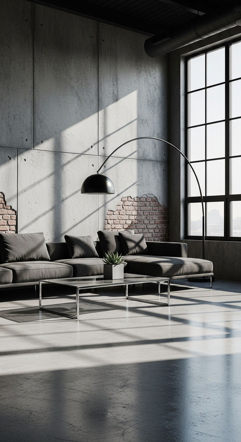 3. Urban Concrete Chic