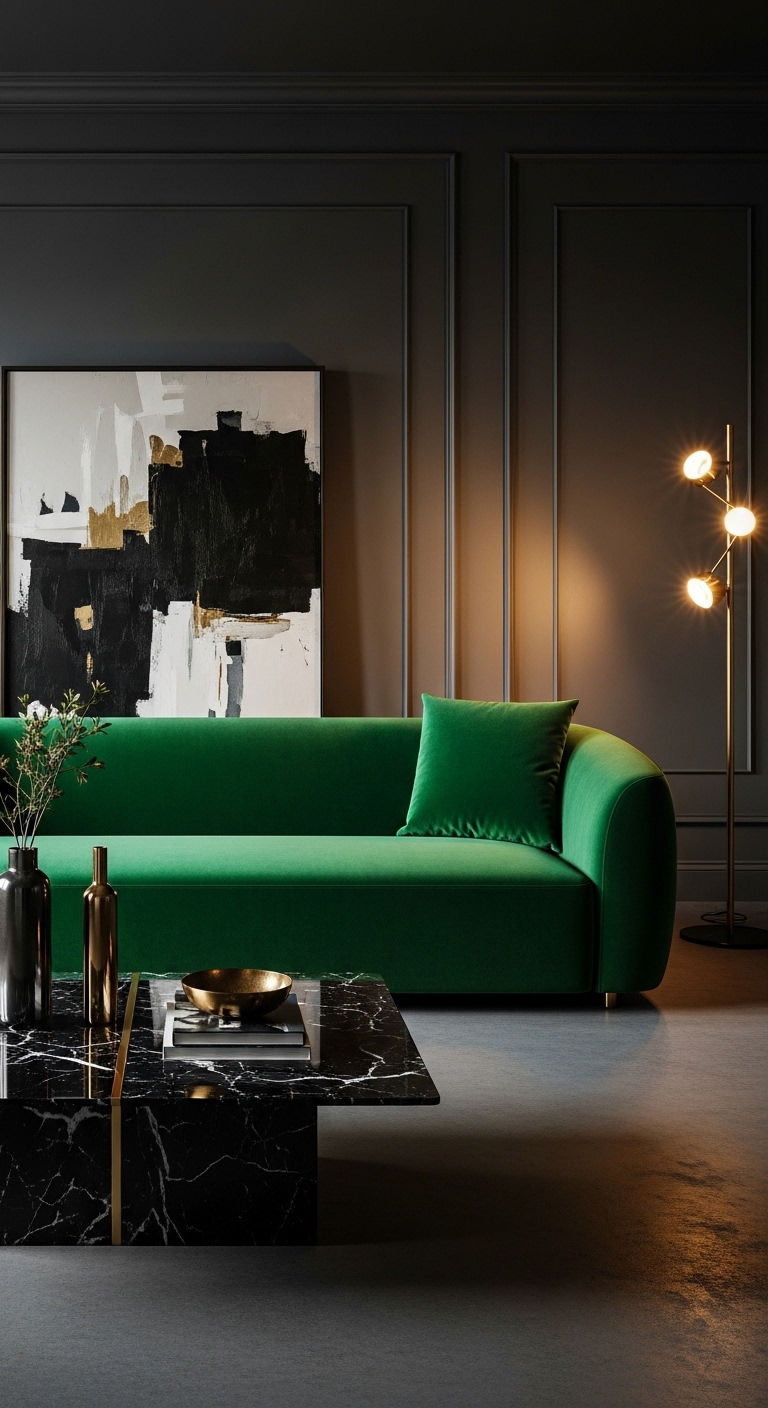 2. Velvet Drama in Emerald