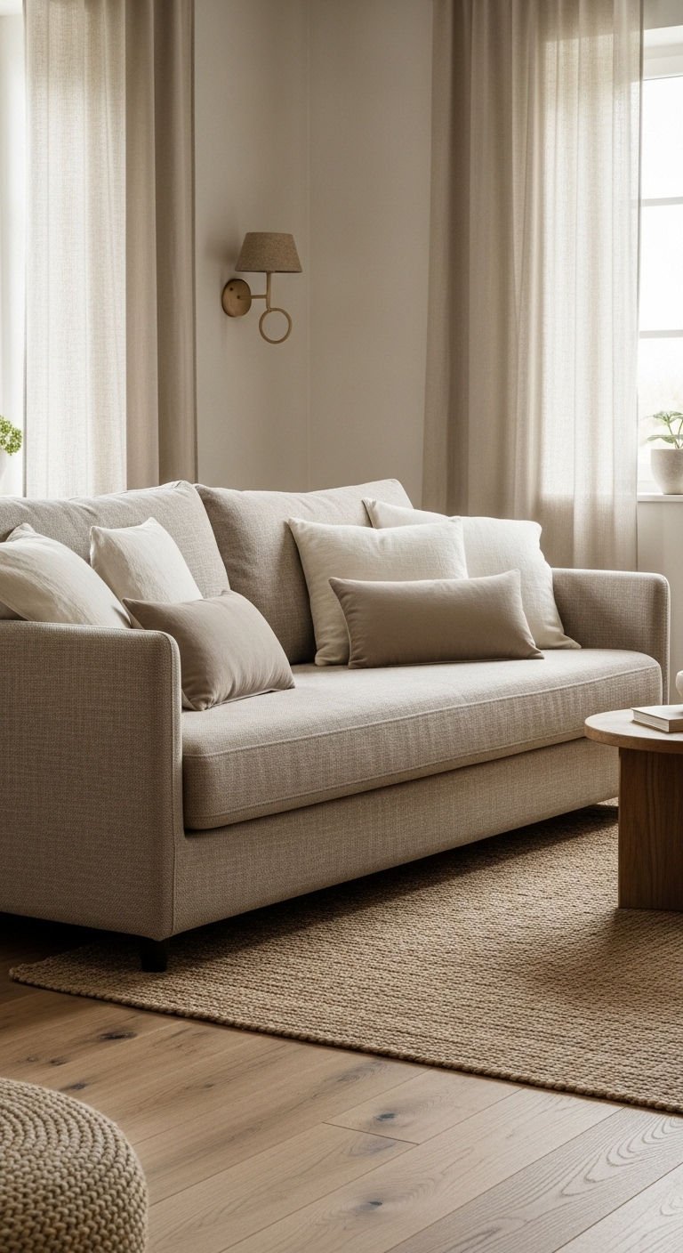 15 Rustic and Natural Sofa Living Room Ideas Full of Earthy Warmth 7 7. Vintage Rustic Charm
