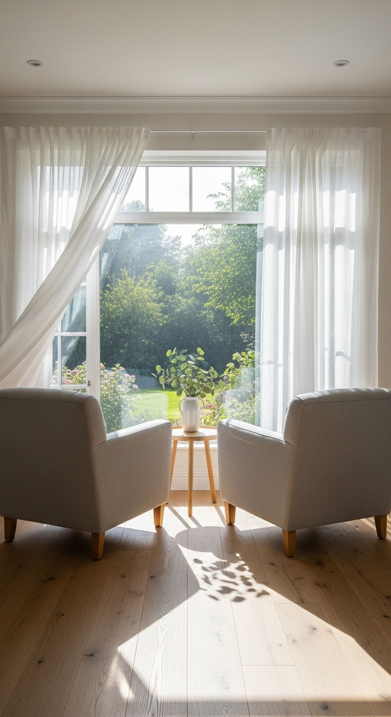 10. Window-Facing Lounge Chairs