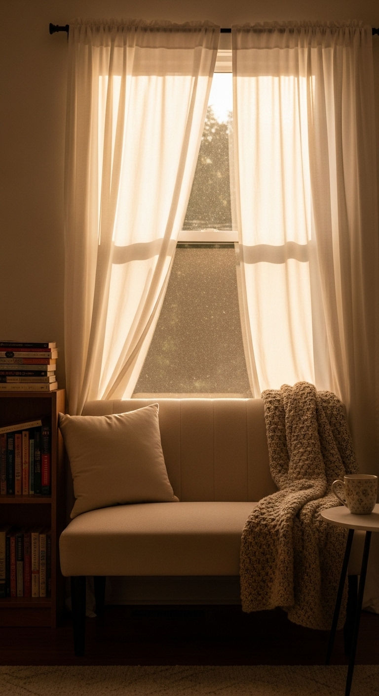 13 Loveseat Sofa Ideas for Small Living Rooms and Tight Spaces 11 10. Window Nook Retreat
