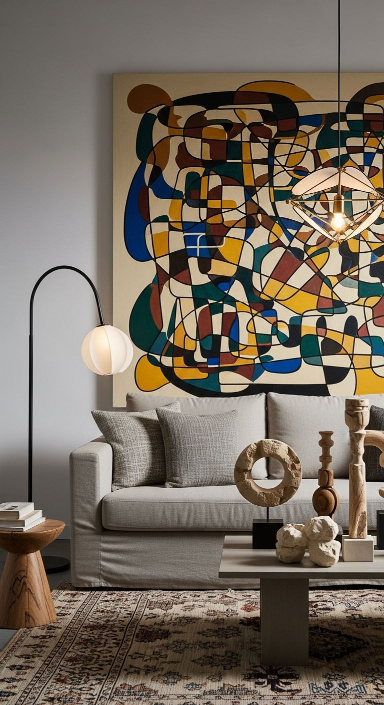 13. Artistic Linen Lounge