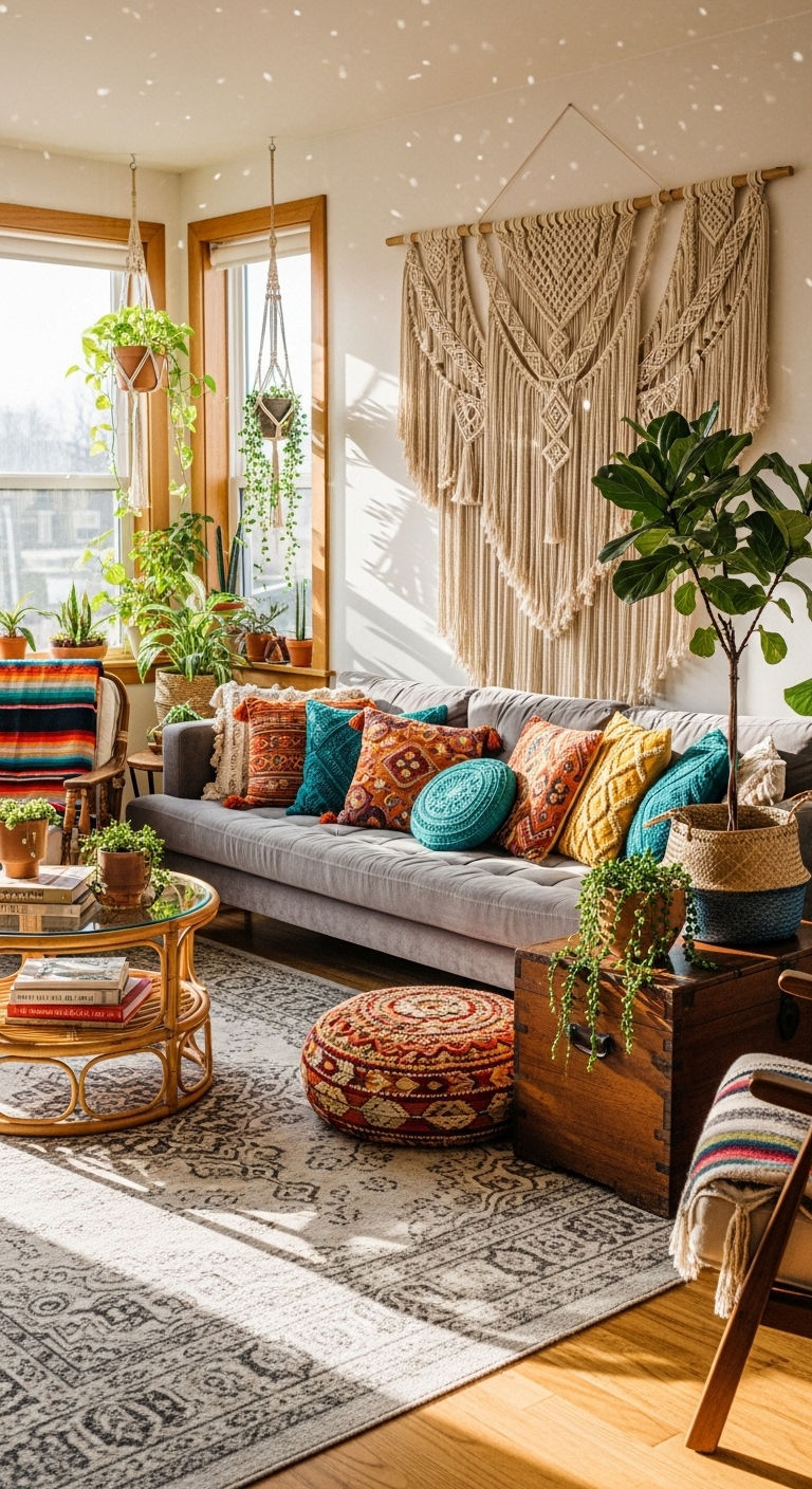 5. Boho Velvet Vibes